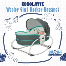 Gambar Cocolatte Weeler 5in1 rocker bassinet