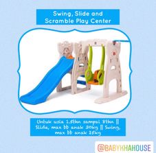 Gambar Grow n up Swing and slide and scramble play center