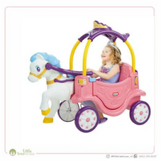 Gambar Little tikes Princess horse and carriage