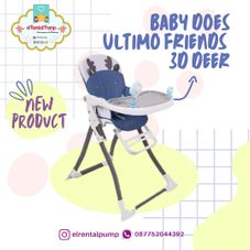 Gambar Babydoes Ultimo friends 3d high chair .
