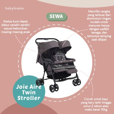 Harga hotsell stroller kembar