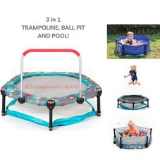 Gambar Okiedog Trampoline 3 in 1 ballpit and pool