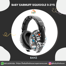 Gambar Banz Baby earmuff - squiggle - 0-2years