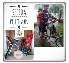 Gambar Polygon Sepeda bonceng anak