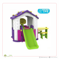 Gambar Kokuro Playhouse with slide & basket 