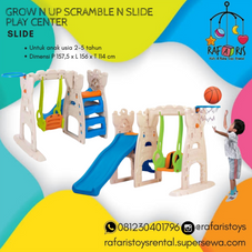 Gambar Grow n up Playhouse grow n up scramble n slide play center