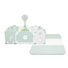 Gambar Lumba playmat Forest fence with playmat
