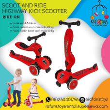 Gambar Scoot and ride Highway kick scooter 2 in 1