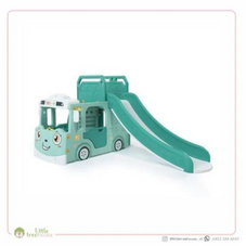 Gambar Happy play   bus slide 2 in 1 - green (tayo) 