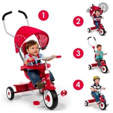 Gambar Radio flyer 4-in-1 stroll 'n trike