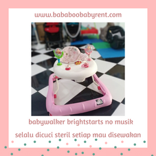 Gambar Brightstarts Babywalker brightstarts pink no musik