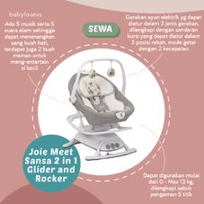 Gambar Joie Meet sansa 2 in 1 glider and rocker