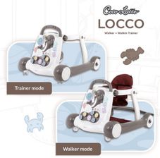 Gambar Cocolatte Locco 2in1 push walker red