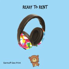 Gambar Ban'z baby mini Geoprint earmuff