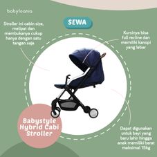 Gambar Babystyle Hybrid cabi stroller