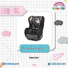 Gambar Elle Fontana zebra carseat