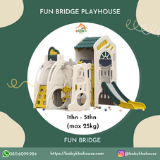 Gambar Fun bridge Fun bridge playhouse - swing slide