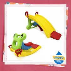 Gambar Labeille Froggy 2 in 1 slide to rocker