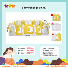 Gambar Speeds Baby fence / pagar playground (size xl)