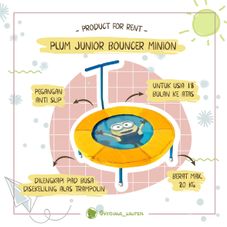 Gambar Plum  Junior bouncer minion