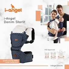 Gambar I-angel denim Gendongan i-angel hipset carrier