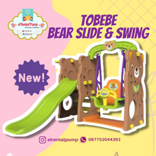 Gambar Tobebe Bear slide dan swing