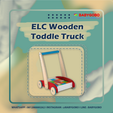 Gambar Elc Wooden toddle truck