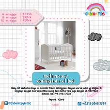 Gambar Mothercare Darlington cot bed with matress