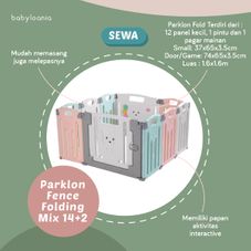 Gambar Parklon Fence folding mix 14+2