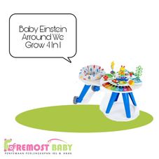 Gambar Baby einstein Around we grow 4in1 baby walker & activity table