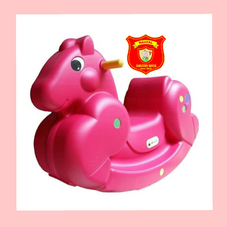 Gambar Labeile Rocking horse merah