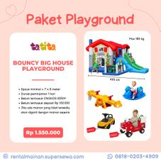 Gambar  Paket bouncy big house playground