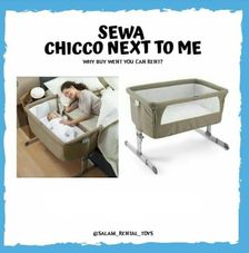 Gambar Chicco next2me Sleeping crib french 