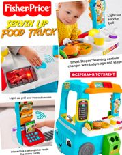 Gambar Fisher price Laugh learn® servin 'up fun food truck