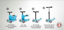 Gambar Micro  Mini 2 go  deluxe scooter blue