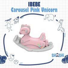 Gambar Ibebe Carousel pink unicorn