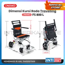 Gambar Onemed Kursi roda travel