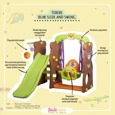 Gambar Tobebe  Bear slide