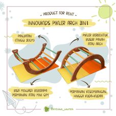 Gambar Innoukids Pikler arch 3in1