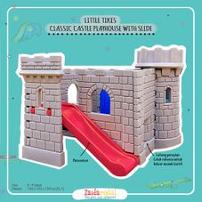 Gambar Little tikes Clasic castle slide