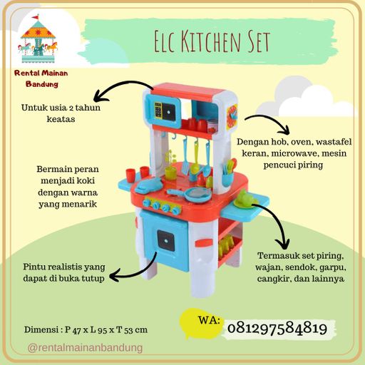 Elc kitchen hot sale set