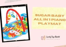 Gambar  Sugar baby all in 1 piano playmat - sunday stroll 
