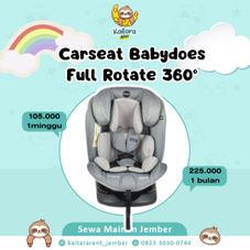 Gambar Babydoes Carseat rotate 360