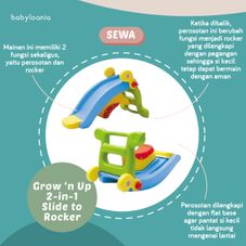 Gambar Grow ‘n up 2-in-1 slide to rocker