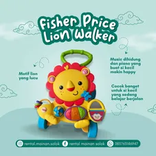 Gambar Fisher price Pushwalker lion