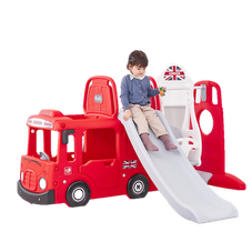 Gambar Yaya tayo bus  4in1 slide & swing – red