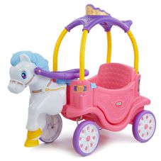 Gambar Little tikes Princess horse and carriage