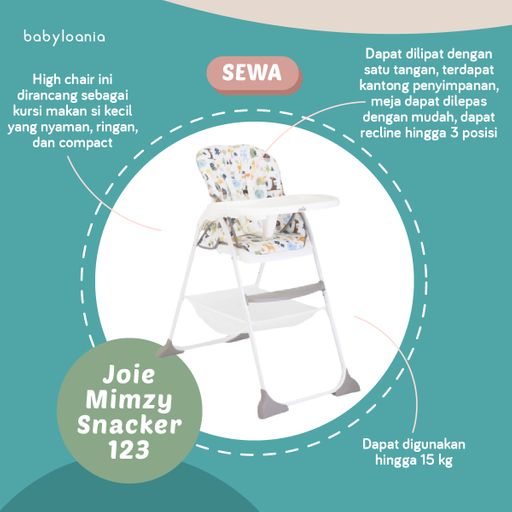 Sewa Joie Mimzy Snacker 123 Babyloania Sewa Perlengkapan Mainan Bayi dan Anak