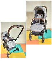 Gambar Stroller babyelle Ez switch light grey