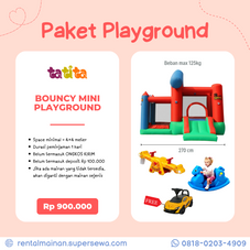 Gambar  Paket bouncy mini playground